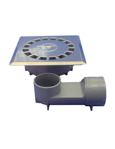 Sumidero desague PVC T-88VHI Sifónico 360o Inoxidable 10x10…