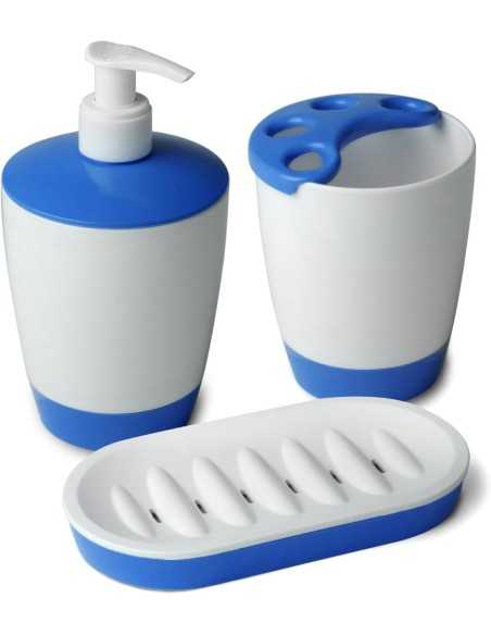 Jabonera TATAY Kristal Blanco-azul | Hogar TATAY