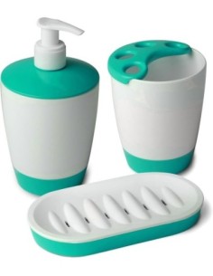 Jabonera TATAY Kristal Blanco-lima | Hogar TATAY