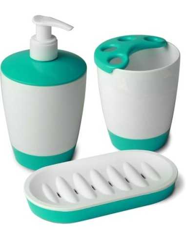 Jabonera TATAY Kristal Blanco-lima | Hogar TATAY