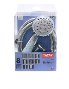 Ducha TATAY Kristal Cromada | Hogar TATAY