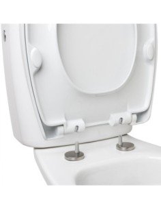 Asiento con Tapa WC TATAY Caida Lenta Blanco | Hogar TATAY