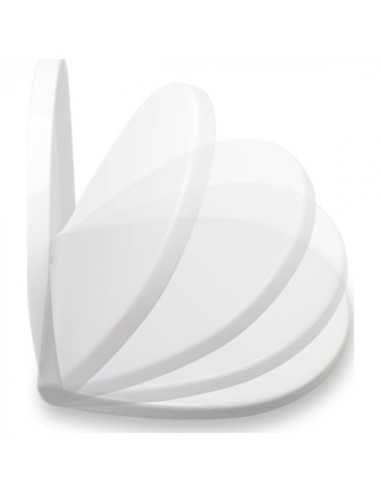 Asiento con Tapa WC TATAY Caida Lenta Blanco | Hogar TATAY