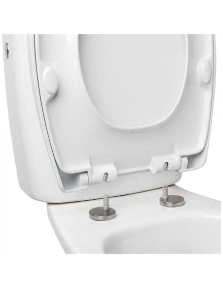 Asiento con Tapa WC TATAY Caida Lenta Blanco | Hogar TATAY