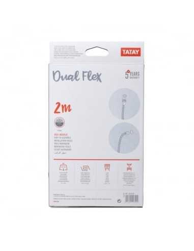 Flexo Ducha Metal TATAY 2 M Dual Flex | Hogar TATAY