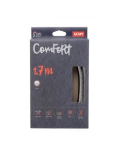 Flexo Ducha TATAY Comfort 1.7 m Metalizado | Hogar TATAY