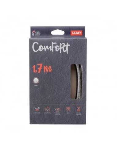 Flexo Ducha TATAY Comfort 1.7 m Metalizado | Hogar TATAY