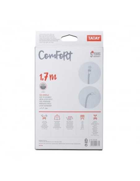 Flexo Ducha TATAY Comfort 1.7 m Metalizado | Hogar TATAY