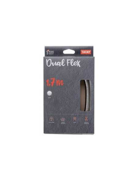 Flexo Ducha Metal TATAY 1.7 M Dual Flex | Hogar TATAY