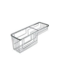 Cestillo TATAY Rectangular 37x12x13 cm Krom | Hogar TATAY