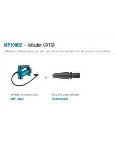 INFLADOR A BATERIA MP100DZ 10.8V CXT MAKITA 2