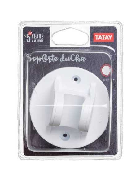 Soporte de ducha TATAY 8 x 5.5 x 8 cm Blanco | Hogar TATAY