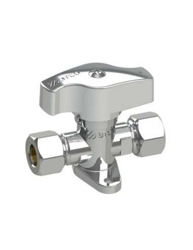 Válvula gas esfera Hermeto PN5 Compresión-Compresión - V·82 10-10