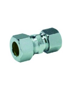 Manguito Hermeto Reducido Compresión 12-12 Latón Cromado