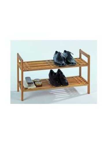 Zapatero WENKO dos estantes Madera Natural | Compra online