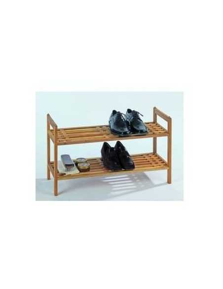 Zapatero WENKO dos estantes Madera Natural | Compra online