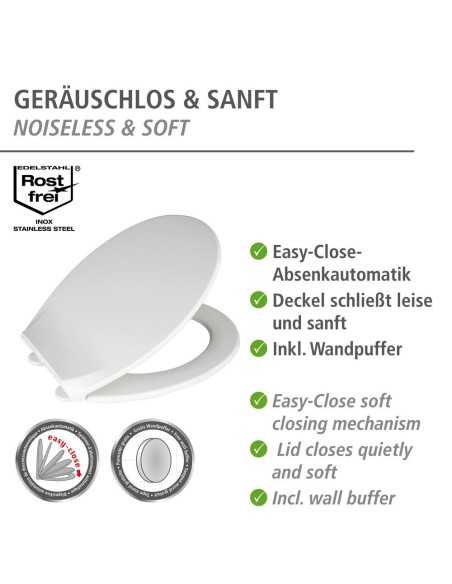 Tapa WC WENCO Premium KOS Blanca Cierre suave | Compra onlin