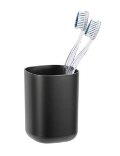 Vaso Cepillos de Dientes WENKO Davos Negro Mate | Compra onl