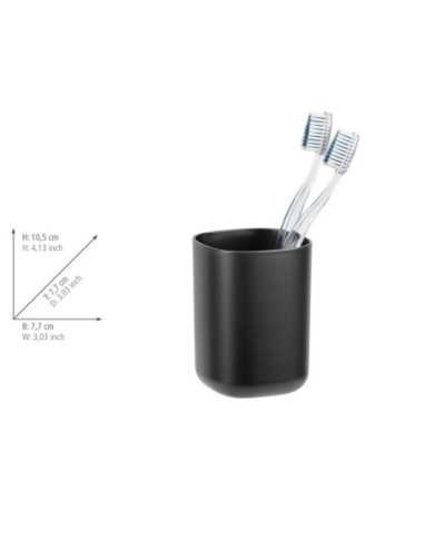Vaso Cepillos de Dientes WENKO Davos Negro Mate | Compra onl