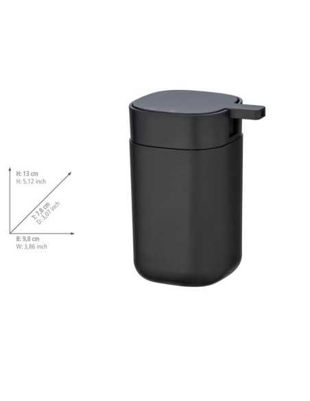 Dosificador de Jabón WENKO Davos Negro Mate | Compra online