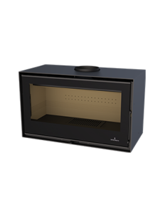 ESTUFA BIMBA-70 FRONTAL CON TURBINA Y CRISTAL VISION 2