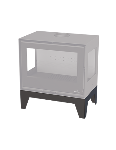 ESTUFA BIMBA-90 FRONTAL CON TURBINA Y CRISTAL VISION