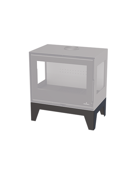 ESTUFA BIMBA-90 FRONTAL CON TURBINA Y CRISTAL VISION