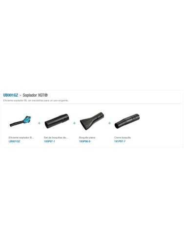 SOPLADOR INALÁMBRICO UB001GZ BL 40VMAX XGT MAKITA
