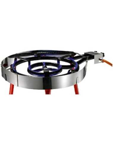 Paravientos Inox Paelleros Dobles 30-50cm Garcima * Envío Gratuito *