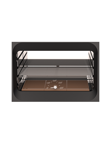 HORNO DENVER INSERTABLE CON TURBINAS Y CRISTAL VISION