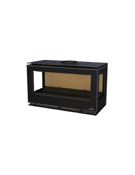 ESTUFA CAIRO 90 3C BOX TRES CRISTALES VISION