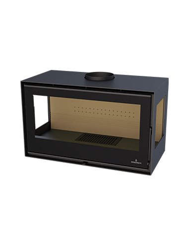 ESTUFA BIMBA-90-3C TRES CRISTALES CON TURBINA Y FRONTAL VISION