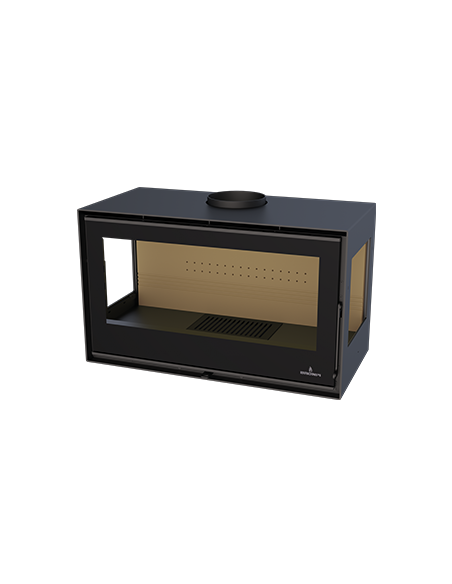 ESTUFA BIMBA-90-3C TRES CRISTALES CON TURBINA Y FRONTAL VISION