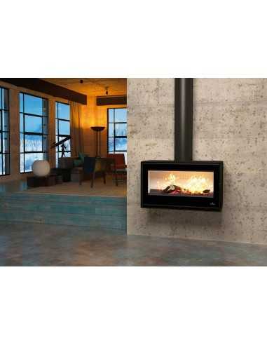 ESTUFA CAIRO 110 BOX FRONTAL CON CRISTAL VISION