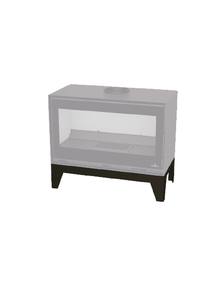 ESTUFA CAIRO 110 BOX FRONTAL CON CRISTAL VISION