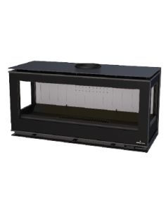 ESTUFA CAIRO-110-3C-BOX FRONTAL CON CRISTAL VISION 2