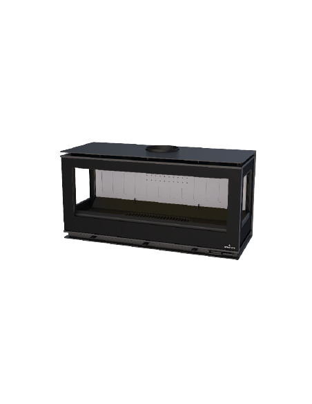ESTUFA CAIRO-110-3C-BOX FRONTAL CON CRISTAL VISION