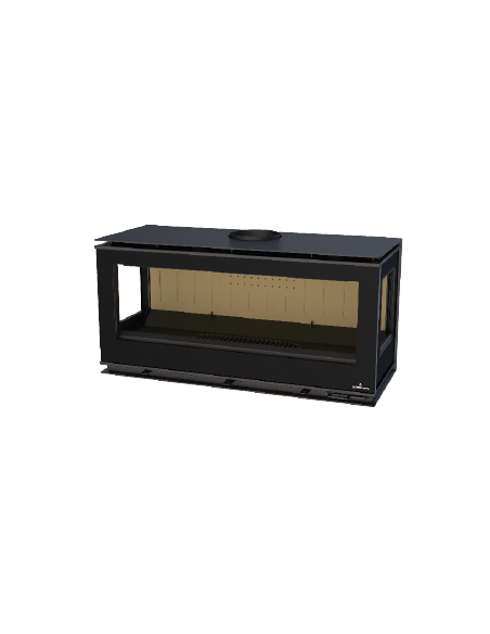ESTUFA CAIRO-110-3C-BOX FRONTAL CON CRISTAL VISION