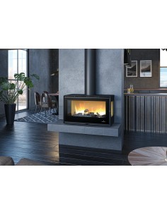 ESTUFA BIMBA-70 FRONTAL CON TURBINA Y CRISTAL VISION