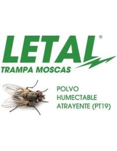 LETAL TRAMPA MOSCAS 1LITRO + SOBRE ATRAYENTE 20GR ZOTAL 2