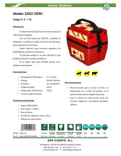 PASTOR ZAKO-ZERO C/PILA 365 WH 2