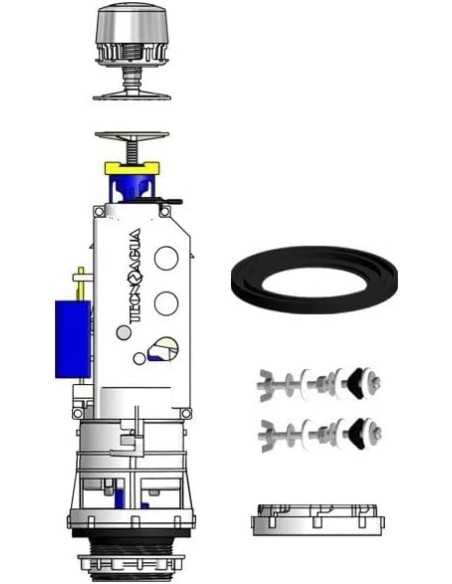 MECANISMO UNIVERSAL DOBLE DESCARGA