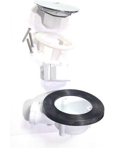 VALVULA PLAT. DUCHA SIF. 115 C/TORNILLOS T