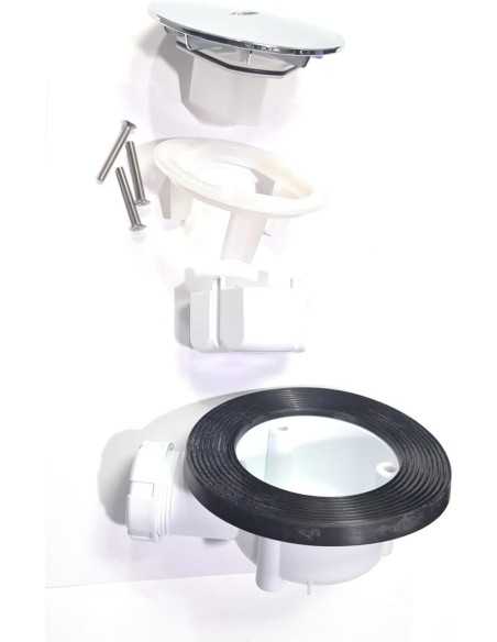 VALVULA PLAT. DUCHA SIF. 115 C/TORNILLOS T