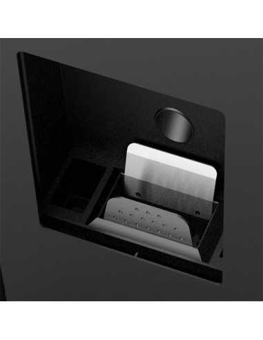 TERMOESTUFA DE PELLET DE 16 KW COLOR BURDEOS BOREAL