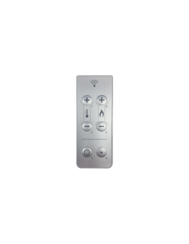 TERMOESTUFA DE PELLET DE 16 KW COLOR BURDEOS BOREAL