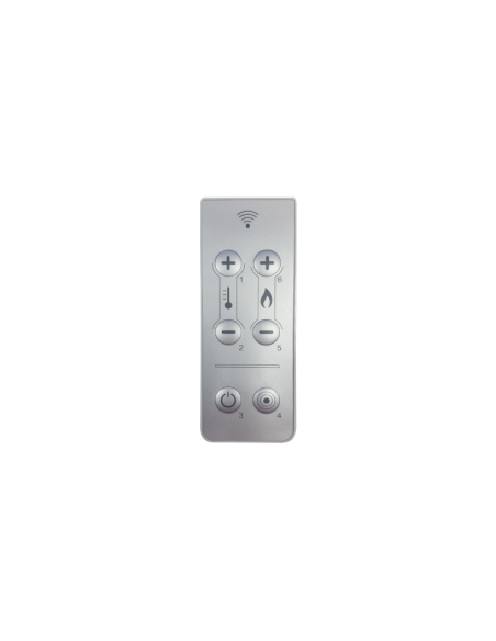 TERMOESTUFA DE PELLET DE 16 KW COLOR GRIS BOREAL