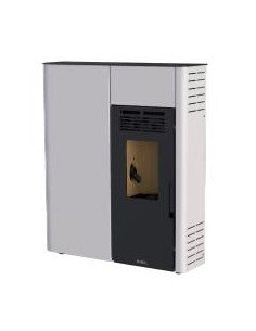 ESTUFA PELLET EXTRAPLANA 12kW MARFIL BOREAL 2