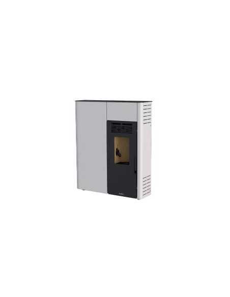 ESTUFA PELLET EXTRAPLANA 12kW MARFIL BOREAL