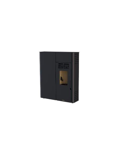 ESTUFA PELLET EXTRAPLANA12kW NEGRO BOREAL